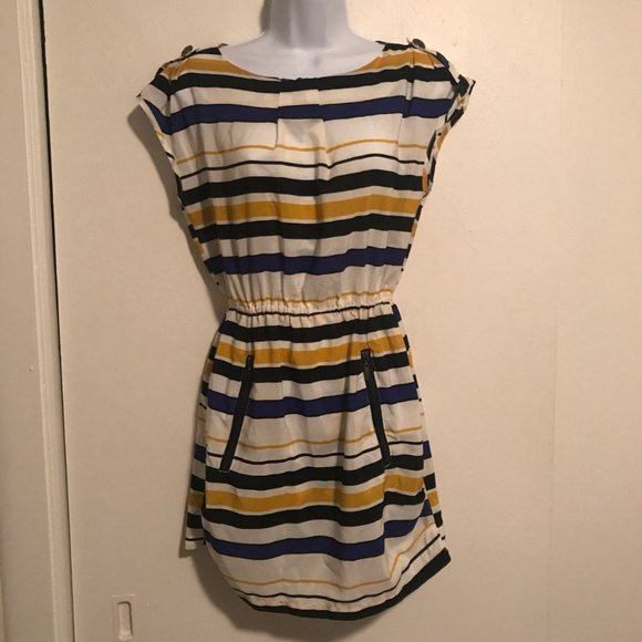 a'gaci Dresses & Skirts - Striped Mini Dress With Pockets